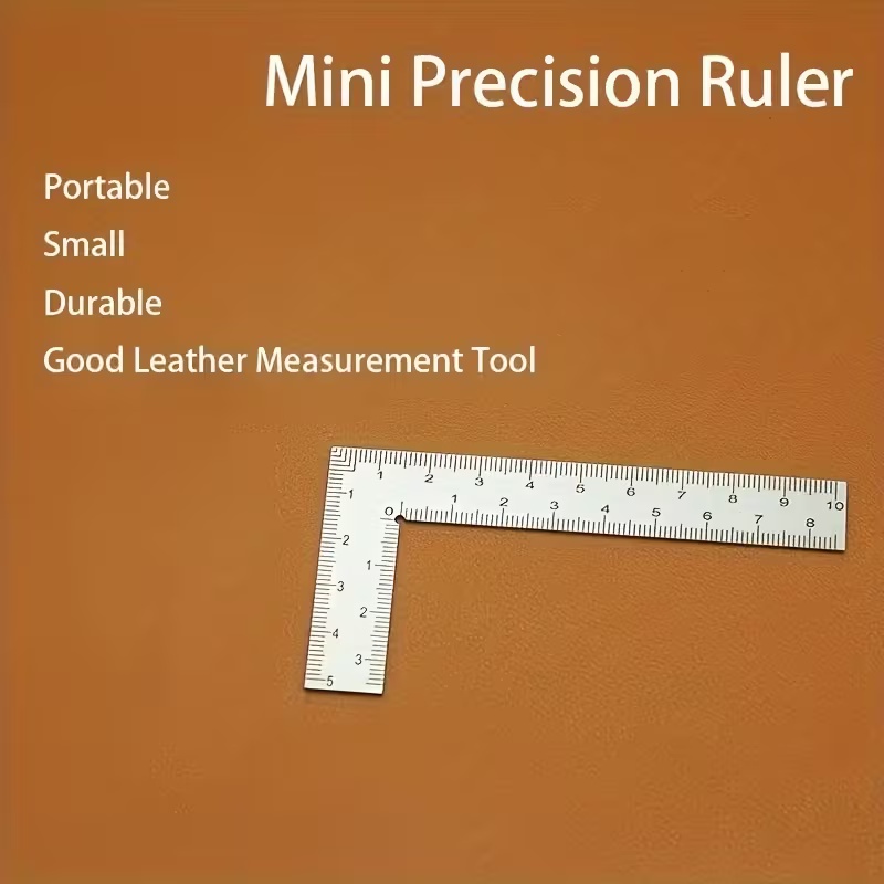 Régua Mini em Aço Inoxidável e - Leatherwork Ruler avaliação e preço