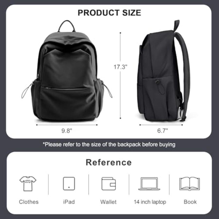 Mochila preta para mulheres, m - Leather Works avaliação e preço