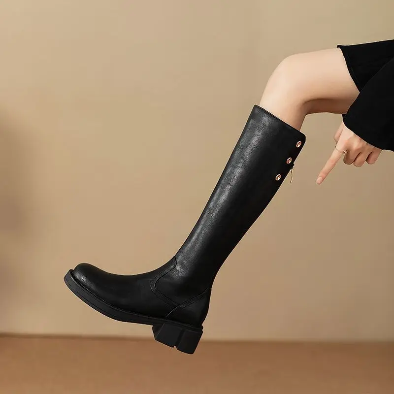 Outono inverno salto médio sen - Leather Work Boots avaliação e preço